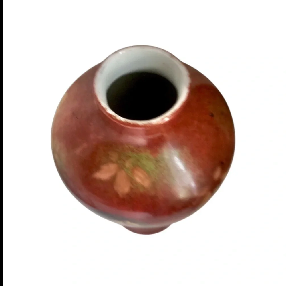 Antique GLH Gebrüder Heubach Porcelain Bud Vase Queen Louise of Prussia 7.5”